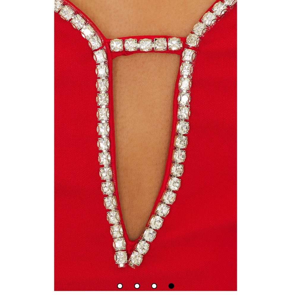 Bec Midi Dress in Red - Picture 7 of 11